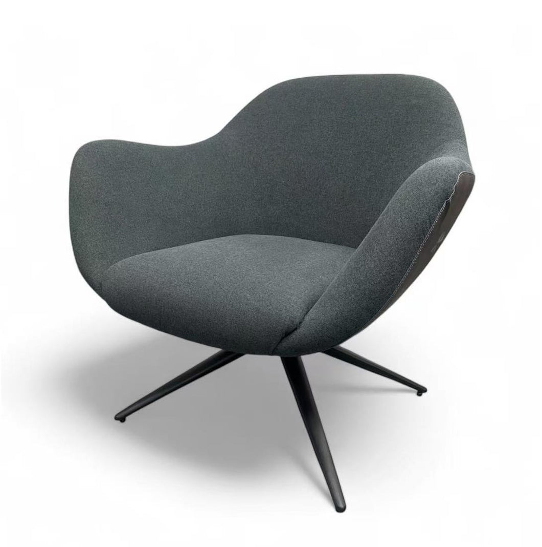 SlateCurve Swivel Lounge Chair