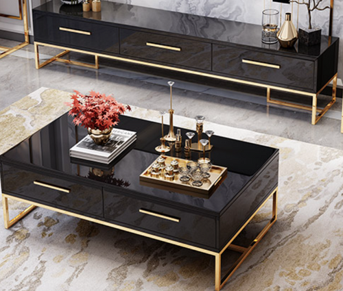 High Gloss Tempered Glass Top TV Entertainment Unit / Coffee Table/ Buffet in Sydney