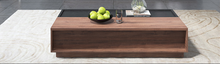 Modern L Style Extendable TV Unit or Matched Colour Pop-Up Multi Space Coffee Table Black Walnut CT