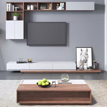 Modern L Style Extendable TV Unit or Matched Colour Pop-Up Multi Space Coffee Table