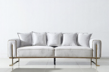 Light Grey Velvet Lounge Set L2040