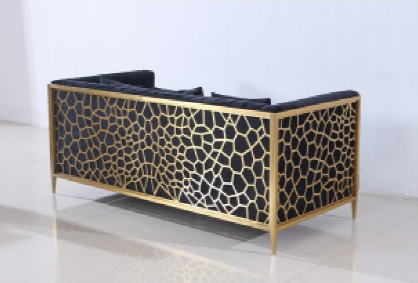 Black Velvt Lounge Set L1024