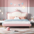 Little Princess Pink Leather Bed Frame Double Size Kid's bed - Luxury Bed Frame Sydney