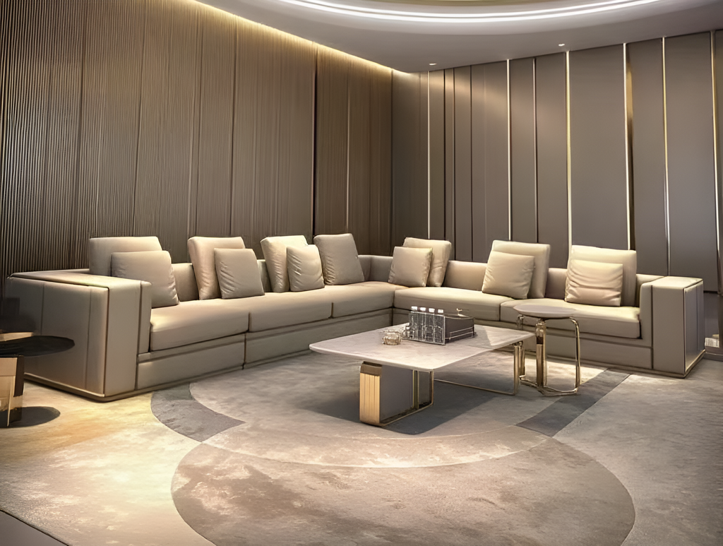 Tommaso Modular Leather Lounge