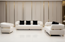 Creamy white Fabric Lounge Set L2035