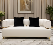 Creamy white Fabric Lounge Set L2035