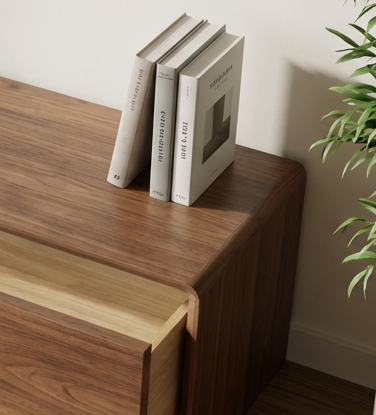 Round Corner TV Unit Or Coffee Table 2m, 2.4m, 3m