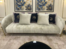 Beige Velvt Lounge Set L2017