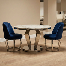 Silver Diamond base with black & gold shiny sintered stone 1.2m