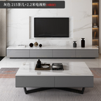 New Style Sintered Stone Top Extendable TV Unit & Coffee Table
