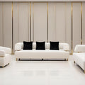 Creamy white Fabric Lounge Set L2035