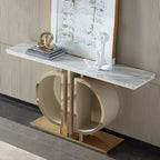 Double D Luxury Console/ Hallway Table with Marble / Sintered Stone 1.5m Console