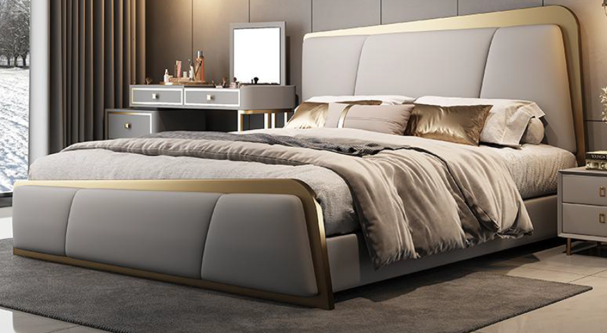 Luxury Stylish Leather Bed Frame in Sydney - Model #2252