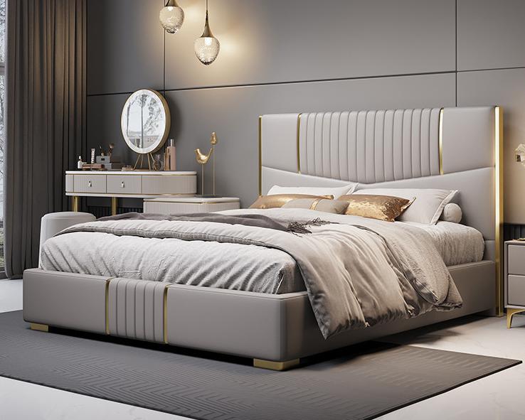 Luxury Stylish Leather/ Velvet/ Fabric Bed Frame in Sydney - Model #2257