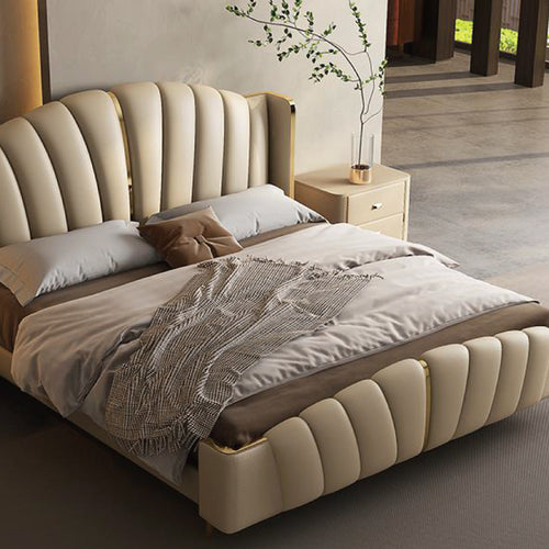 Luxury Stylish Leather/ Velvet/ Fabric Bed Frame - Model #2281