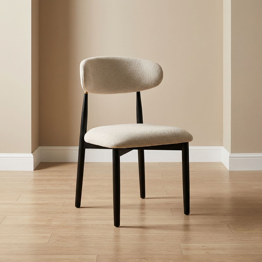 Black & Gold Frame Dining Chair