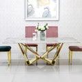 Butterfly Style Stand Dining Table with Shiny Sintered Stone / Marble 160*90cm - Dining Table Sydney
