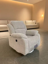 Grey Fabric Single Seater Recliner