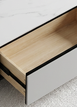 Decorative Fireplace TV Unit with Sintered Stone  2m, 2.2m & 2.4m