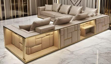 Tommaso Modular Leather Lounge