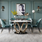 New Round Dining Table 3 Ring Base with Various Top & Sizes choices
