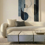 50% OFF! 3m Curved Fabric Lounge Floor Stock