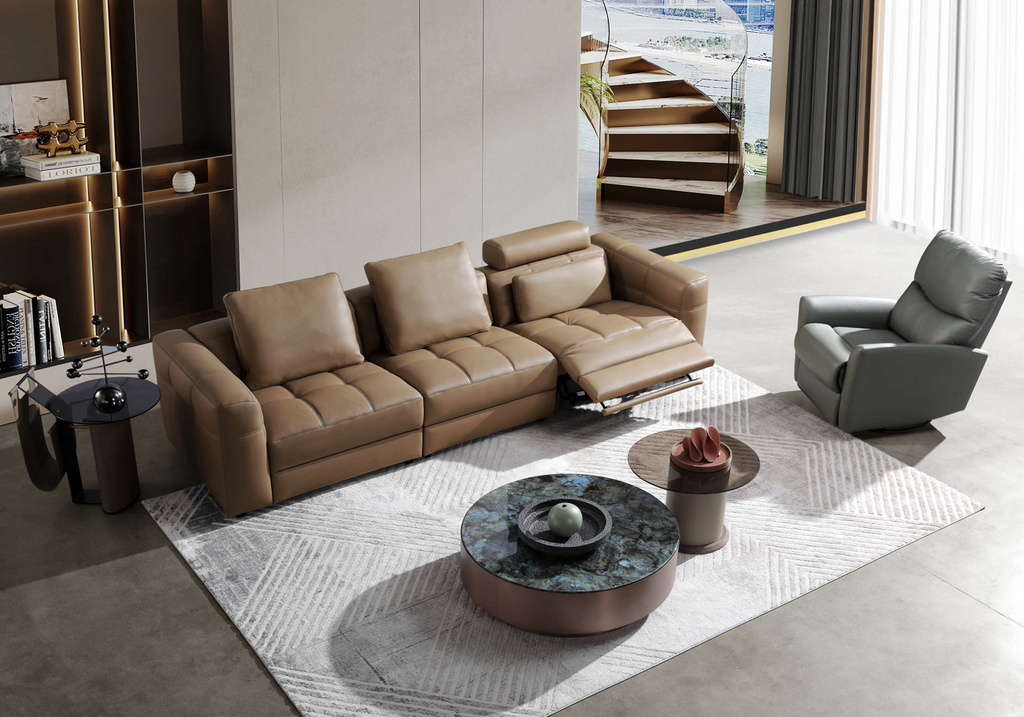 Brazer 3 Seater Leather Recliner