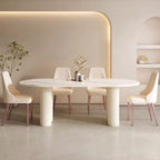 Creamy Style white Dining Table - Sintered Stone - Dining Table Sydney