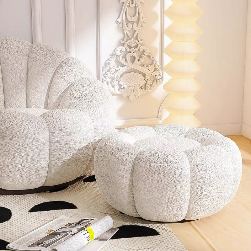 Pumpkin Design Velvet sofa