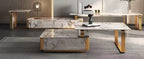 CC Style Entertainment Set - Pandora Sintered Stone TV Unit /  Coffee Table