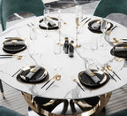 New Round Dining Table 3 Ring Base with Various Top & Sizes choices