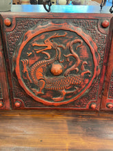 楠木四大神兽雕花板 4 Mythical Animals Carve Panels