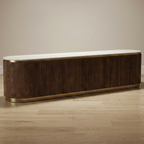 Aurelia Walnut & GoldTV Unit  2m