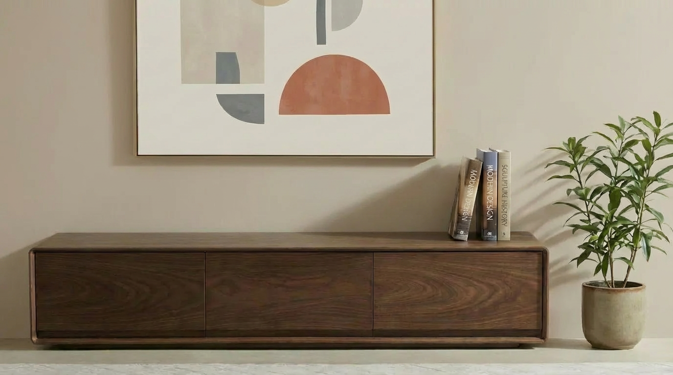 Round Corner TV Unit Or Coffee Table 2m, 2.4m, 3m