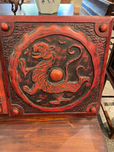 楠木四大神兽雕花板 4 Mythical Animals Carve Panels