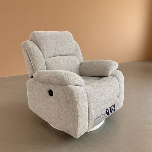 Grey Fabric Single Seater Recliner