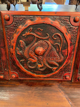 楠木四大神兽雕花板 4 Mythical Animals Carve Panels