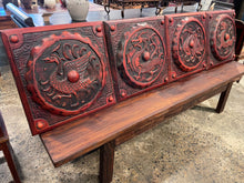 楠木四大神兽雕花板 4 Mythical Animals Carve Panels