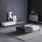 New Italian Sintered Stone TV Unit or Coffee Table Black White