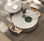 Modern Basket Style Sintered Stone TV Unit & Nesting Coffee Table