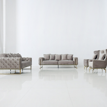 Light Grey Velvt Lounge Set L2039