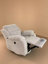 Grey Fabric Single Seater Recliner