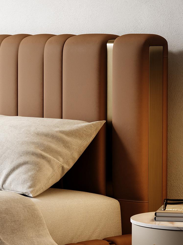 Luxury Stylish Leather Bed Frame in Sydney - Model No #2295