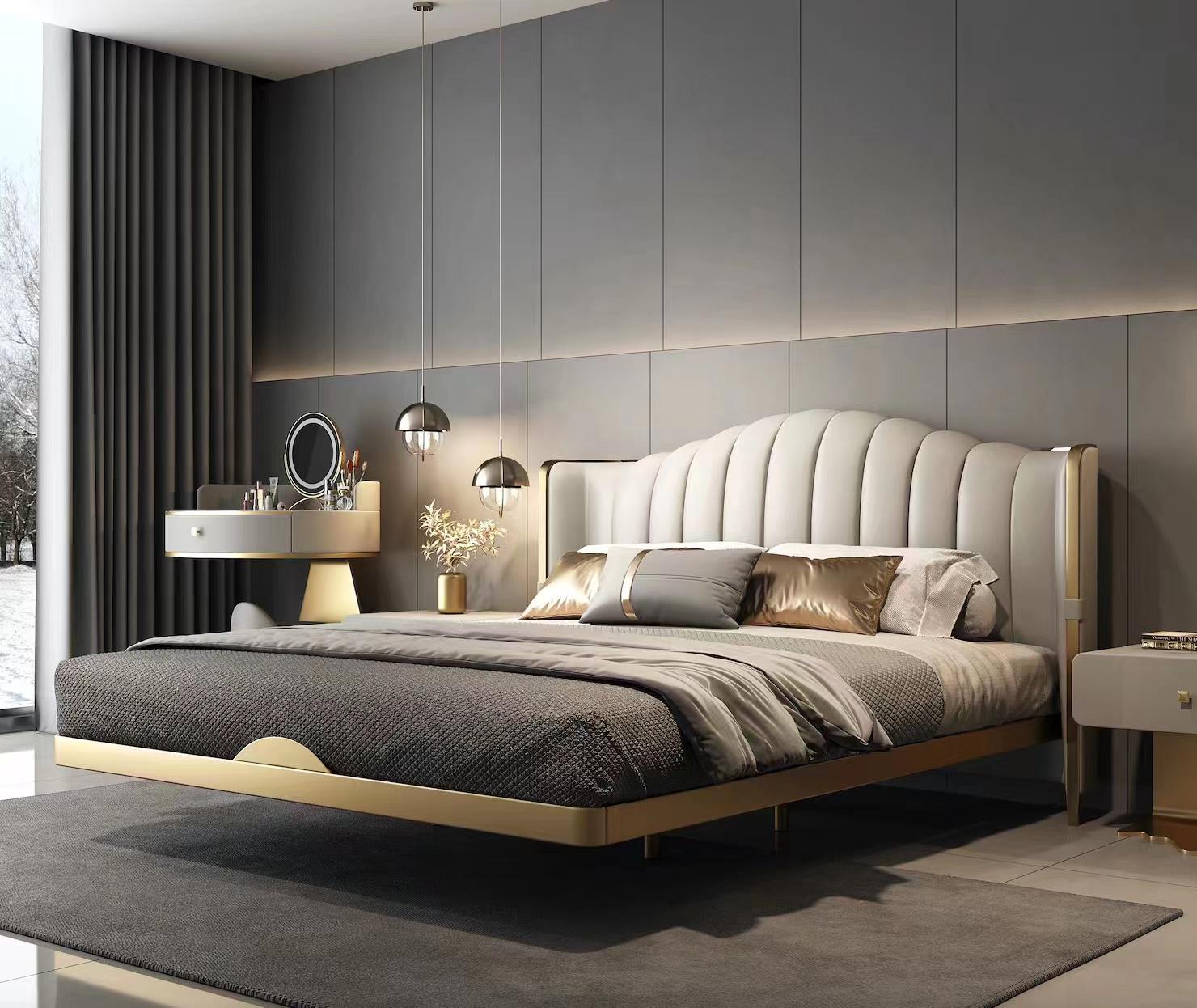 Floating Design Stylish Luxury Bed Frame Sydney with LED Light decoration- Model No #2226