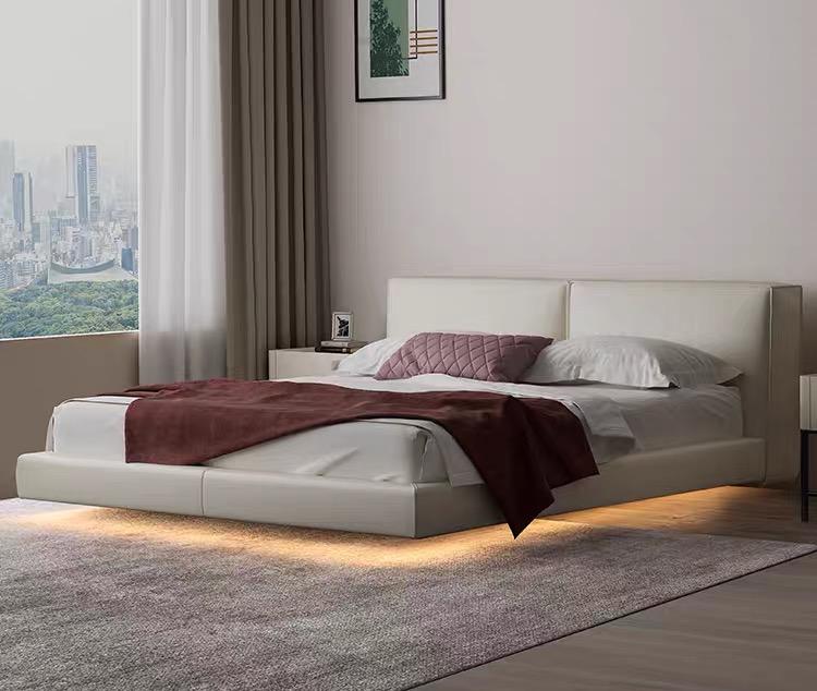 Floating Design Stylish Luxury Bed Frame in Sydney with LED Light decoration - Model No # CUBE