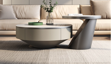 Modern Basket Style Sintered Stone TV Unit & Unique Coffee Table