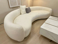 50% OFF! 3m Curved Fabric Lounge Floor Stock