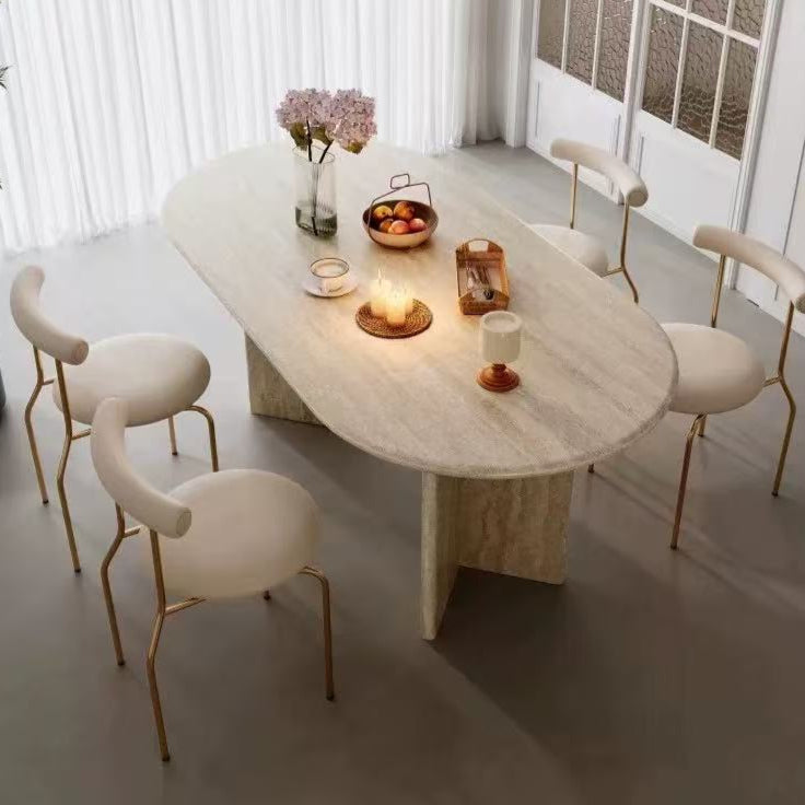 Nature Travertine Dining Table