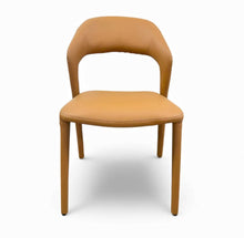 Brown Leather Dining Chair