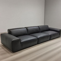 Dark Black Bull Sofa